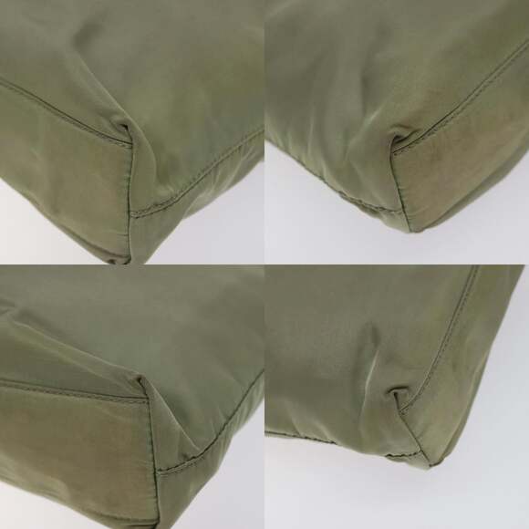 PRADA Hand Bag Nylon Khaki - Picture 10 of 12